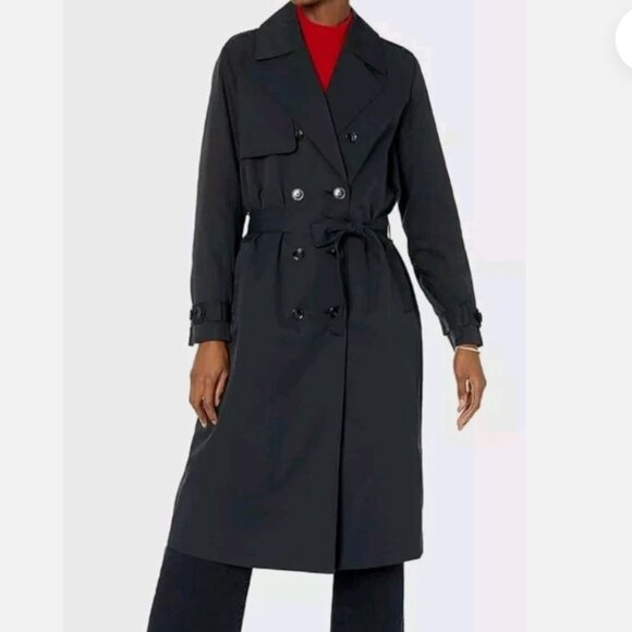 The Drop Jackets & Blazers - The Drop‎ Women's Noa Trench Coat Black XL